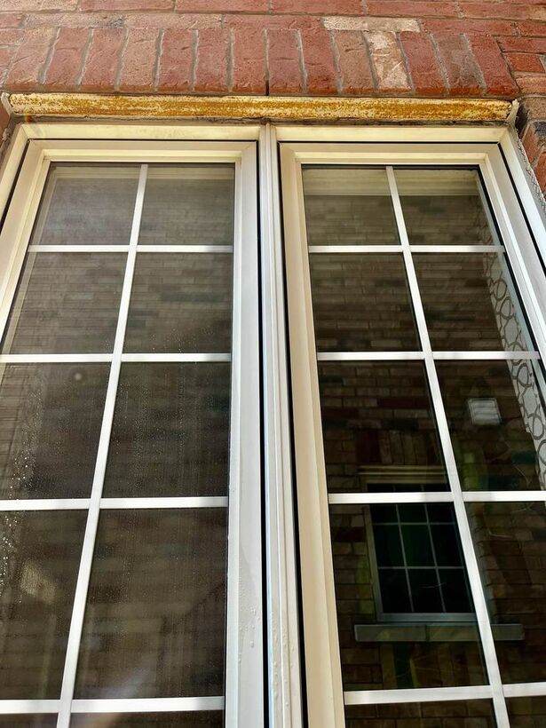 Clean side-by-side exterior windows